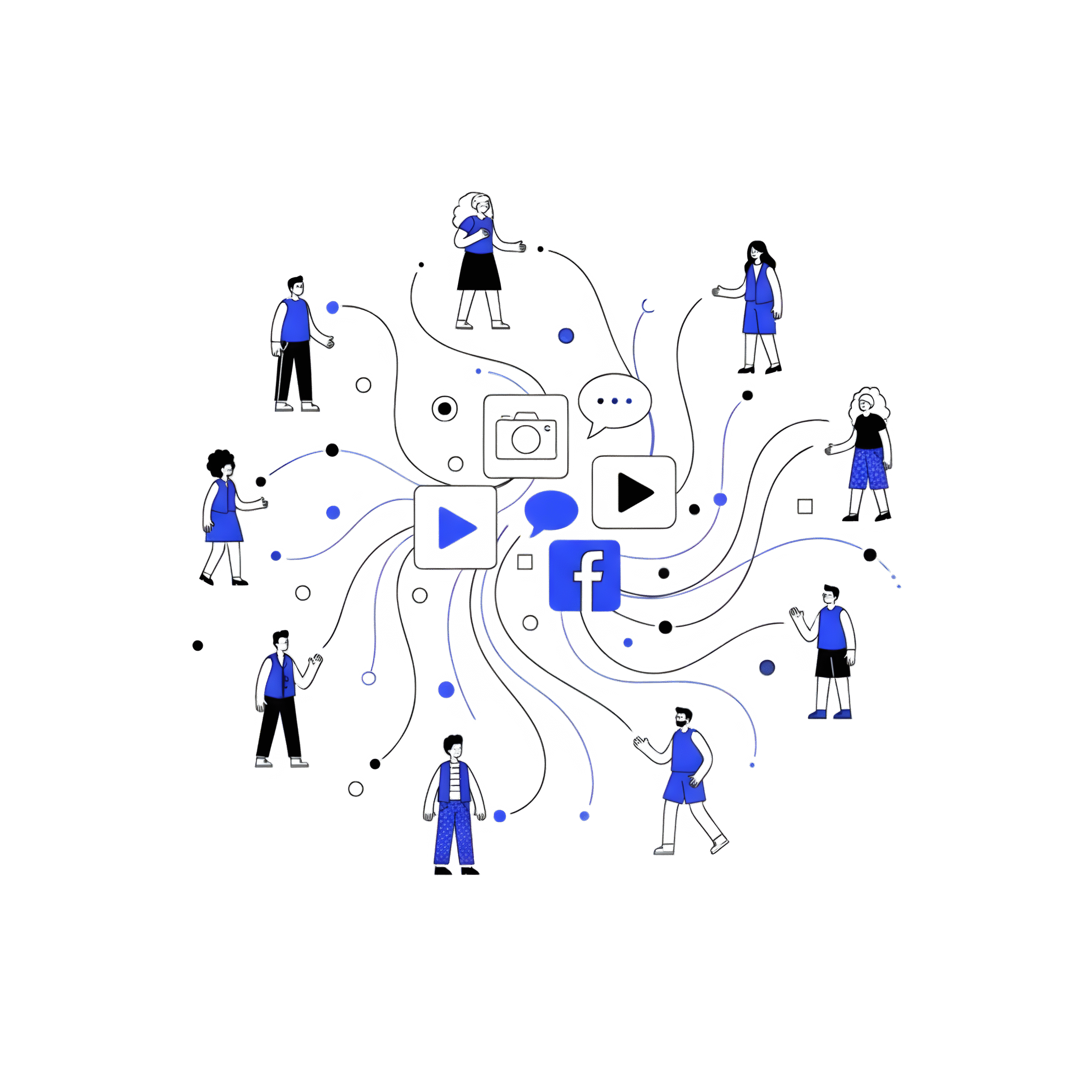 smm(social media marketing) connecti ng people