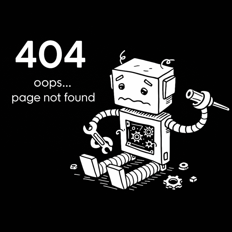 404 error page